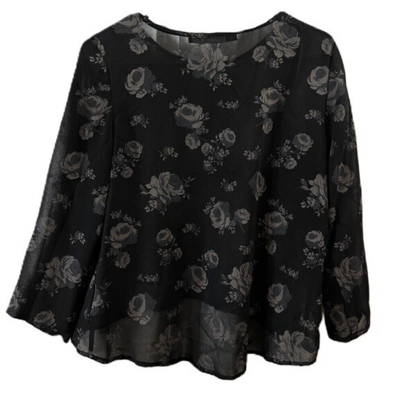 Zara Women's Floral Blouse Size XS - Picture 1 of 14